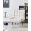 Beliani Armchair ALVESTA Boucle White 2