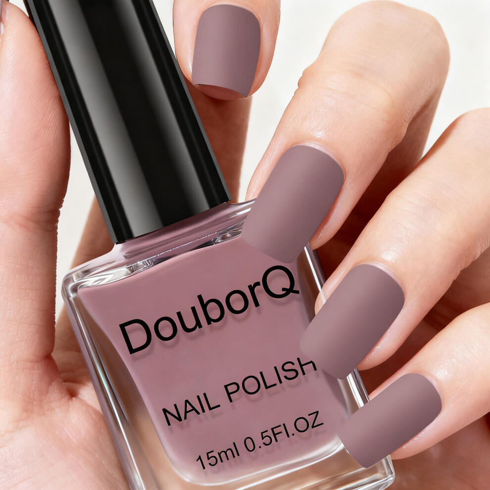 (15) Quick-drying and fast-drying 15ML frosted nail polish manicure accessories