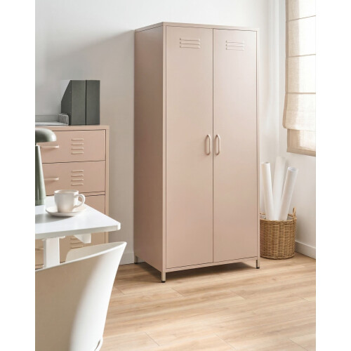 Beliani Storage Unit VARNA Metal Beige 1