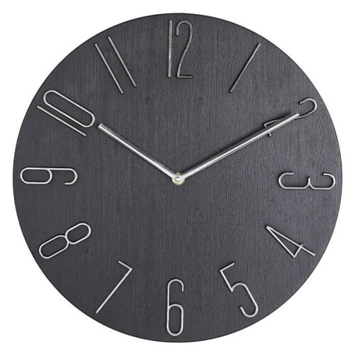Wall Clock - Design - 3D Numerals - Quartz Movement -  30 cm - Modern Decoration