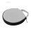 CD Storage Bag, Solid Color Round Oxford Cloth, Car, 20 Discs, CD Storage Bag (GREY) 1