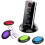 Key finder, 80 dB Wireless RF with a working range of 39.6 m, remote control with LED flashlight, base stand 1