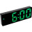 Alarm clock - Silent electronic clock - Digital mirror - Time/date/temperature display - Elegant design 1