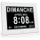 Clock - ONEVER - 8 inches - Adjustable alarm - Automatic dimming 1