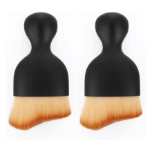 Soft Car Interior Cleaning Brush, No Scratches, 2 Pack Air Vent Dusting Brushes (Black)