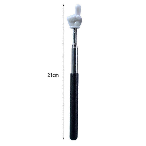 (Blue) Finger Pointer Stick Professional Telescopic Teachers Pointer Long-lasting Handheld Pointer Stick For Classroom - Hz