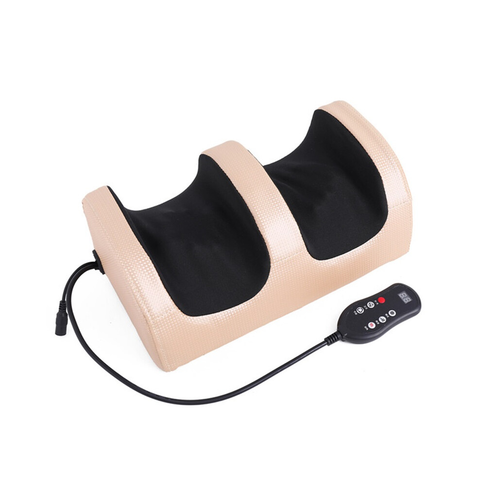 Stoyotu Gold (Gold) Electric Foot Massager Remote Control Heating Therapy Blood Circulation Shiatsu Kneading Roller Full Body Massage Relax Machine