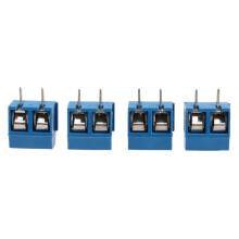 2-Pin Screw Terminal Block Connector 5.08mm Pitch Panel PCB Mount, 20Pcs
