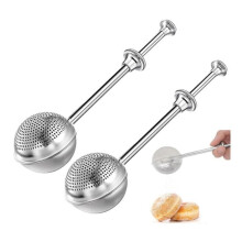 Flour Sifter, Flour Strainer, Stainless Steel Sifter for Grinding Coffee Powder, Cocoa, Cinnamon, Flour Sifter