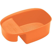 Sink strainer colander, multifunctional saddle-shaped drain basket, mesh colander, corner food strainer, A377