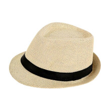 (Yellow) Men Women Panama Hat Casual Jazz Cap For Fishing Vocations Backpacking Festivals