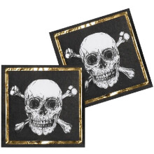 Pirate Napkins (Pack of 12)