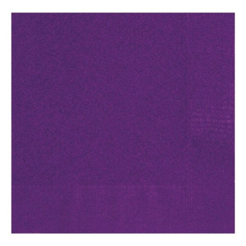 Deep Purple Napkins (Pack of 20)