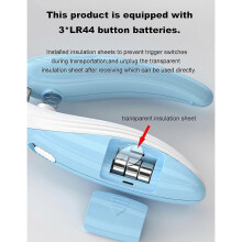 Cat Dog Pet Nail Clippers with Light, Llluminates Cat Dog Nails Or Bloodline,