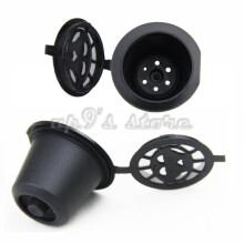 Reusable Capsules - Nespresso - 10pcs - Refillable - Plastic - Black