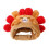 Pet hat - 17.2x15.2x4.2cm - High elasticity - Adjustable strap - Floral pattern 1