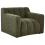 Beliani Armchair AGERUP Boucle Dark Green 4