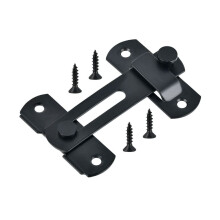 Türriegel aus Edelstahl Black