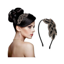 Vintage Headband - 1920s - Crystal - Wedding Accessory - Themed Party