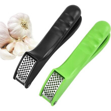 Fast Garlic Press, Lightweight and Durable Garlic Crusher with Non-Slip Handle, Stainless Steel Garlic Press, 2 Pieces, [85]