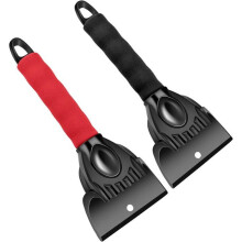 Snow Scrapers, Ice Scrapers for Car Windshields, Frost Scraper and Windshield Brush, Scratch-Free Snow Brush, 2 Pieces