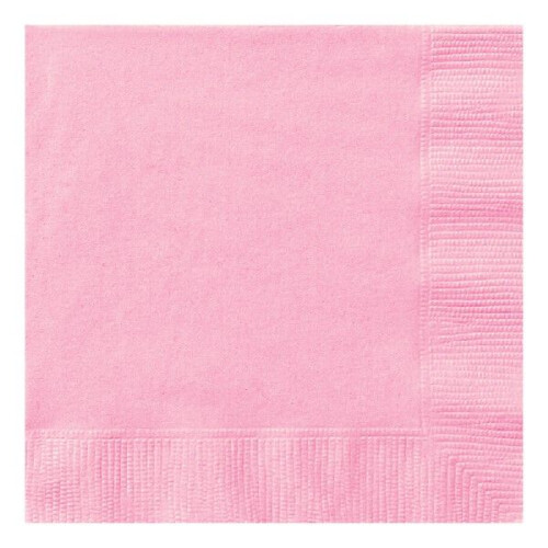 Lovely Pink Napkins (Pack of 20)