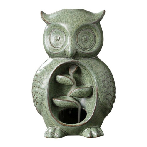 Ceramic Backflow Incense Burner, Incense Cone Stick Holder, Home Decor, Waterfall Incense Holder