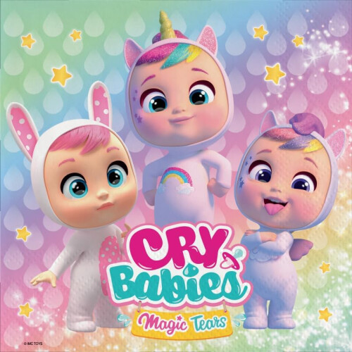 Cry Babies Magic Tears Napkins (Pack of 20)