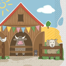 Farm Party Napkins (Pack of 20)