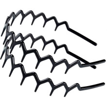 Zigzag Headbands - Unspecified - Pack of 2 - Black - Unisex - Hair Accessories