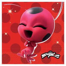 Miraculous Ladybug Paper Napkins 33cm Pack of 16