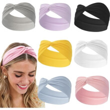 Headband - 7 Pieces - Women's - Elastic - Comfortable - Twisted Knot Design