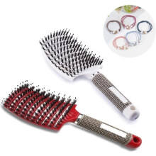 2-Piece Hair Brush Set, Boar Bristle Hair Brush, Detangling Hair Brush, Can Dispense Hair Oil