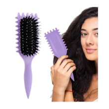 Curl Defining Brush, Curl Brush with Teeth for Curly Hair, Defines Style and Shape, Defines Curls, Less - sh
