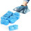 100pcs Disposable Shoe Covers Protective Mats Floor Covers BLUE Cleaning 1