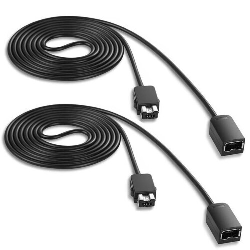 2 x Extension Cable for Nintendo Mini NES Classic MiniNES Controller - 1.8 meters