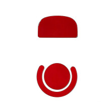1Set Mouse Feet Sticker for GPW 2 G PRO X Wireless Mouse Rounded Curved Edge Skates Glide Feet