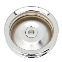 Power Steering Pulley 5/8in Keyway Chrome