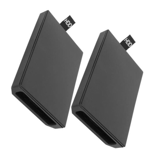 Internal Hard Drive Enclosure for Xbox 360 Slim - Replacement HDD Shell - Black - Xbox 360