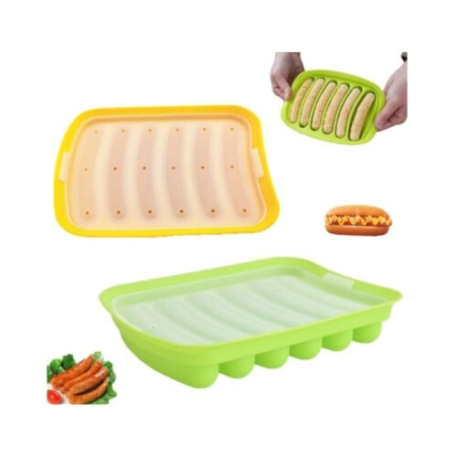 Sausage Mold - 2 pcs - Silicone - Non-stick - Dishwasher Safe