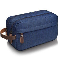 Men's and Women's Toiletry Bag - FONDUPIN - Denim Blue - Size 25x15x9cm