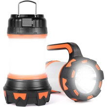 Rechargeable LED Lantern, 1000 Lumens, 4000mAh, 360 Camping Light, Rechargeable LED Flashlight, Portable Spotlight, 6 Modes, IPX4
