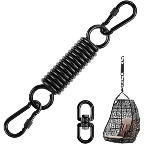 Spring Hook, Ceiling Hook, Spring Suspension Kits, Spring Hooks for Hanging Bed, Yoga - 4 pieces