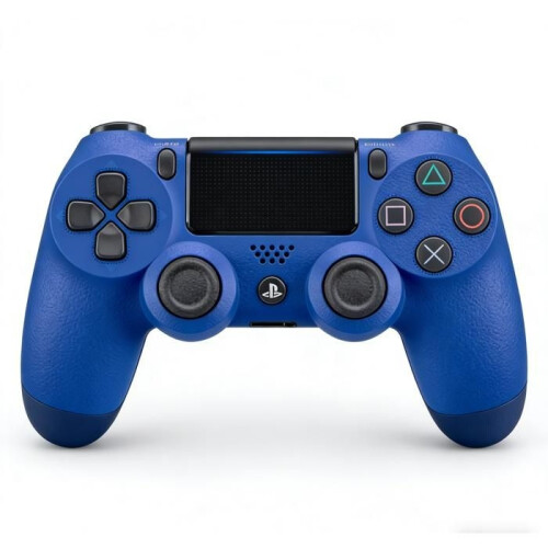 PS4 Wireless Bluetooth Controller – Sky Blue, ergonomic design, responsive joystick, rechargeable battery included