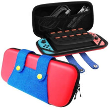 Carrying Case for Nintendo Switch Lite, with Storage for Games and Accessories, Red