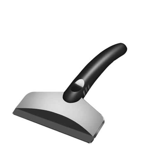 Eiskratzer mit Griff für Windschutzscheibe Black