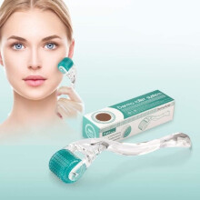 Facial Dermaroller 0.25mm 192 micro-needles Anti-aging - Anti-acne - Stretch marks - Cellulite - Reduces loss of