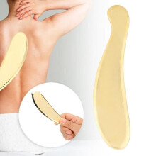 Brass Gua Sha scraping board, myofascial release tool, brass scraping board, Gua Sha body for scraping board
