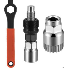 Bicycle bottom bracket remover, bicycle repair tools, mountain bike bottom bracket remover with 16mm wrench