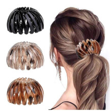 3-piece hair clip set for women, vintage bird's nest hair clips, ponytail hair clip